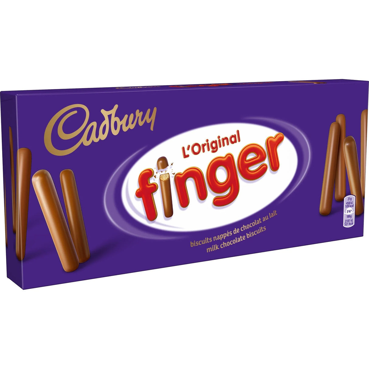 CADBURY Fingers Chocolat au Lait 138g