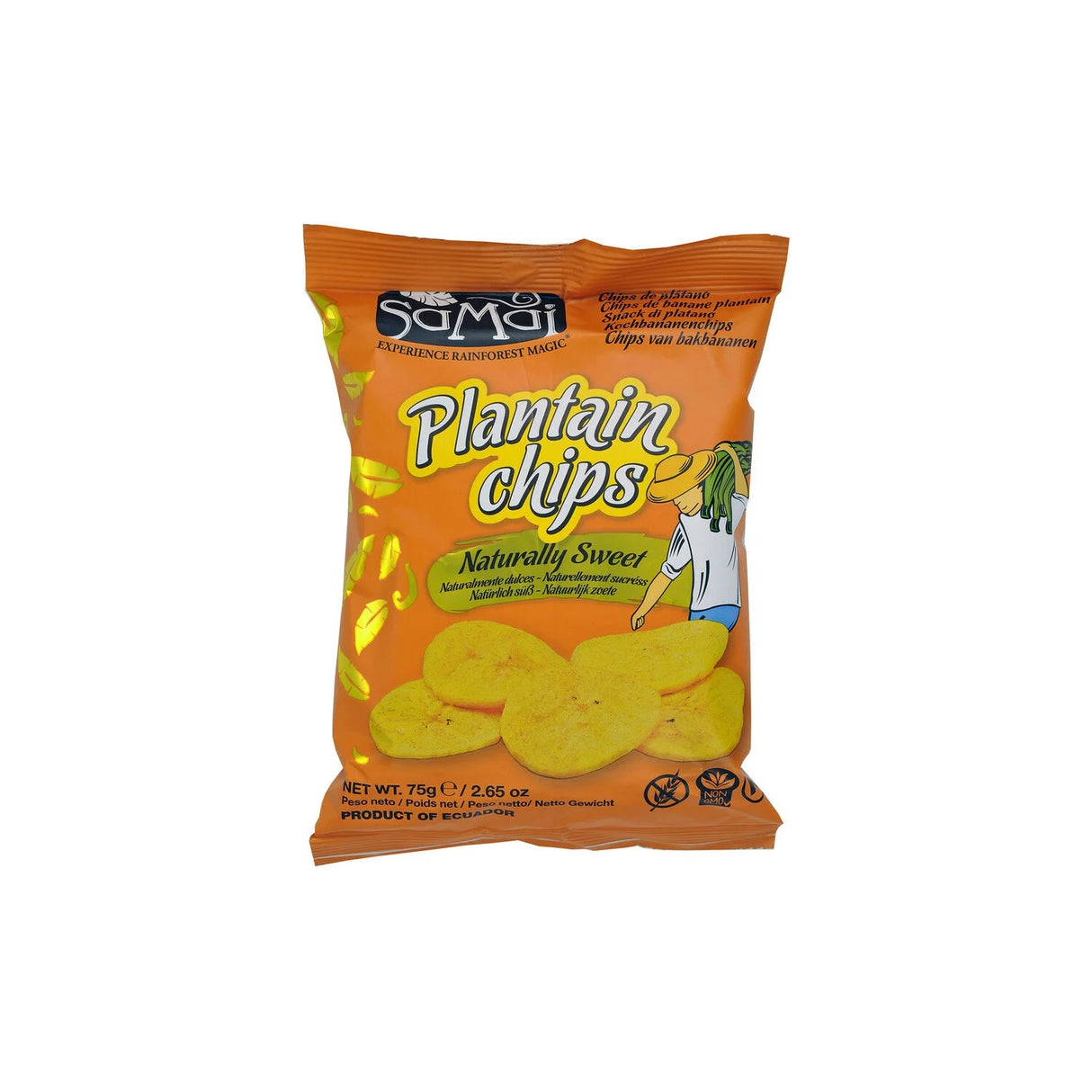 SAMAI Chips de Banane Sucrées 300 g