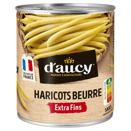 Haricots beurre extra fins D'AUCY