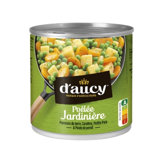 Légumes cuisinés poêlée jardinière D'AUCY