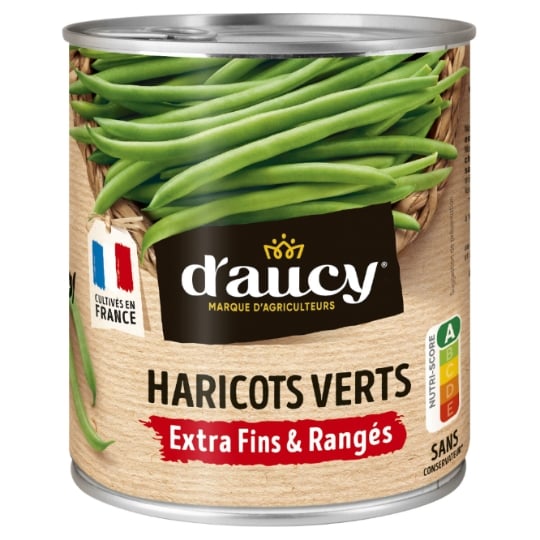 Haricots verts extra fins D'AUCY