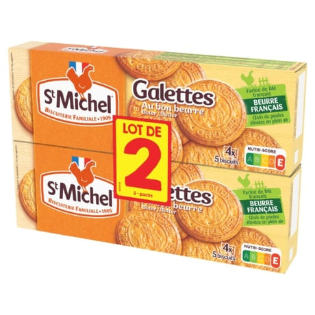 Biscuits Galettes Natures Au Bon Beurre Sans Huile De Palme ST MICHEL