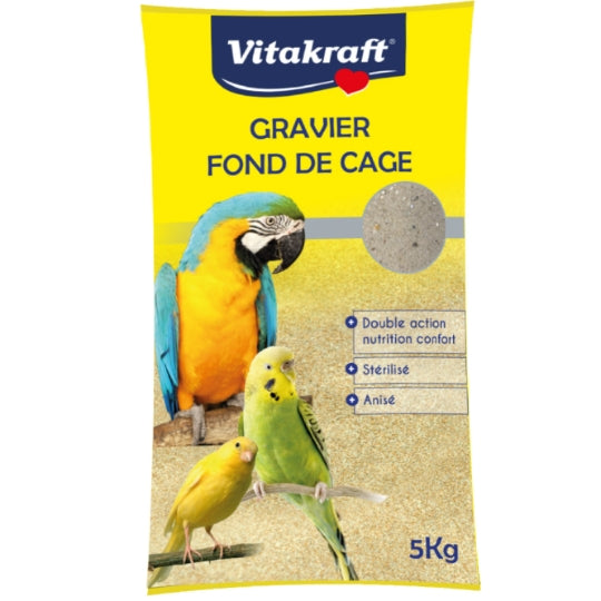 VITAKRAFT Gravier pour Oiseaux Anisé Neutre 5kg