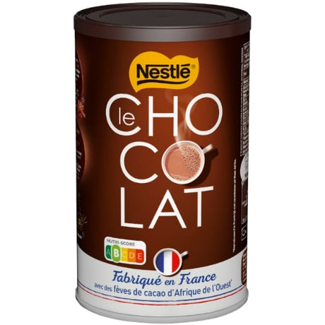 Chocolat en poudre avec fèves de cacao NESTLE