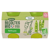 Petit pot bébé dès 4-6 mois petits pois Les Récoltes Bio BLEDINA