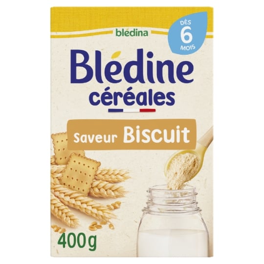 Céréales bébé dès 6 mois saveur biscuit Blédine BLEDINA