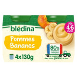 Compote bébé dès 4-6 mois pommes bananes BLEDINA