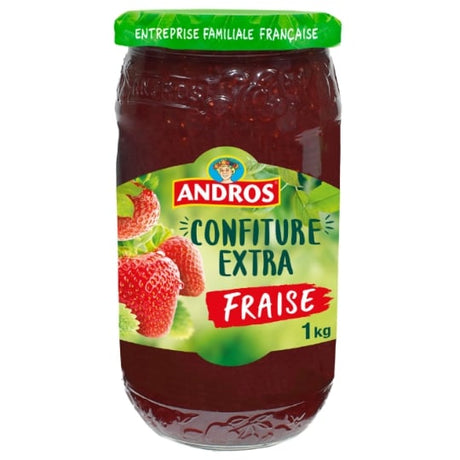 Confiture Fraise Format Familial ANDROS