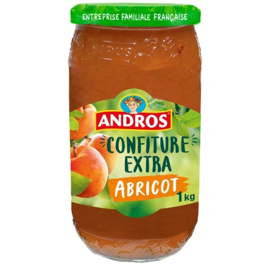 ANDROS Confiture d'Abricots -30% Sucres 350g