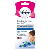 Bandes de cire Précision Easy Gelwax visage VEET