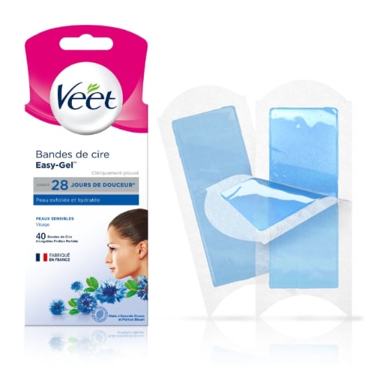 Bandes de cire Précision Easy Gelwax visage VEET