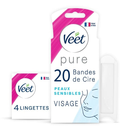 Bande de cire visage VEET