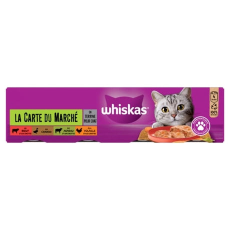 Pâtée Pour Chat La Carte Du Marché En Terrine WHISKAS