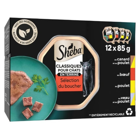 Pâtée Pour Chat Sélection Du Boucher En Terrine SHEBA