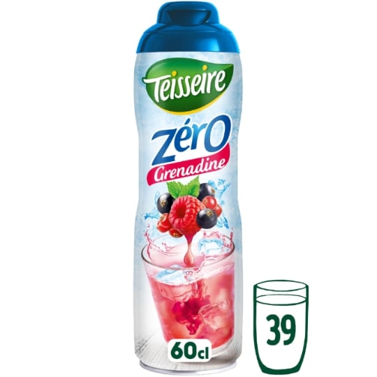 Boisson concentrée grenadine zéro sucre TEISSEIRE