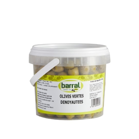 Olives vertes dénoyautées BARRAL