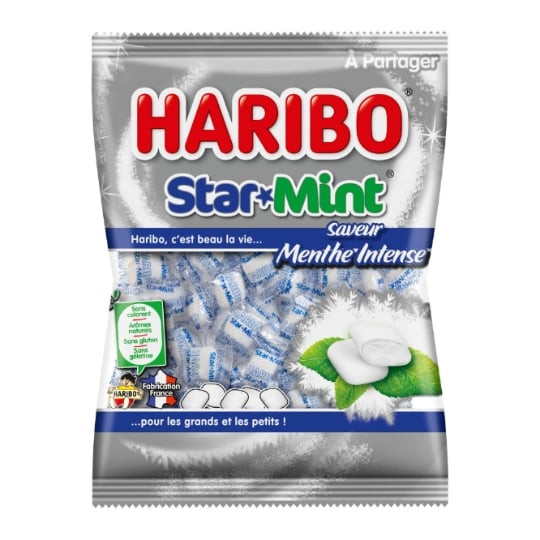 Bonbons Star Mint menthe intense HARIBO