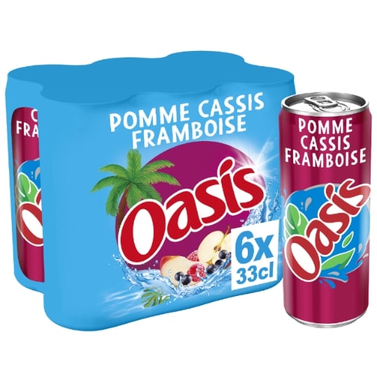 Boisson aux fruits saveur Pomme Cassis Framboise OASIS