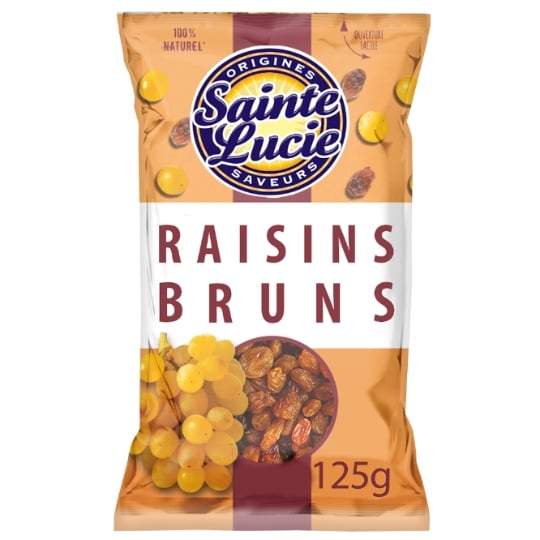 Raisins bruns sultanine SAINTE LUCIE