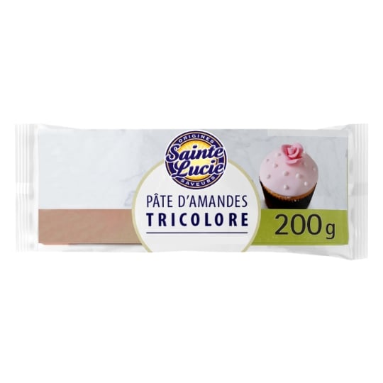 Pâte d'amandes tricolore SAINTE LUCIE