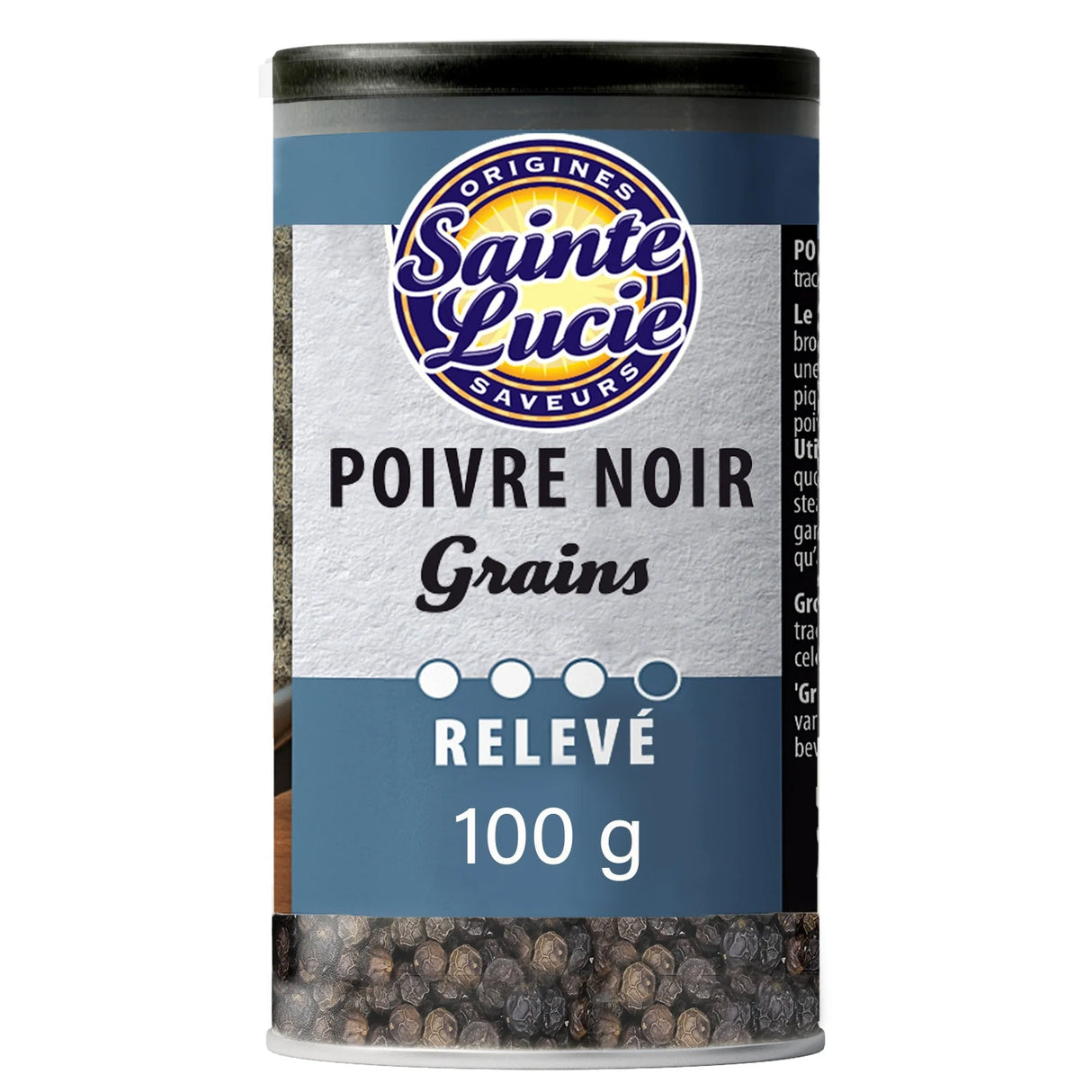 Ste Lucie POIVRE NOIR Grains Etui 100g