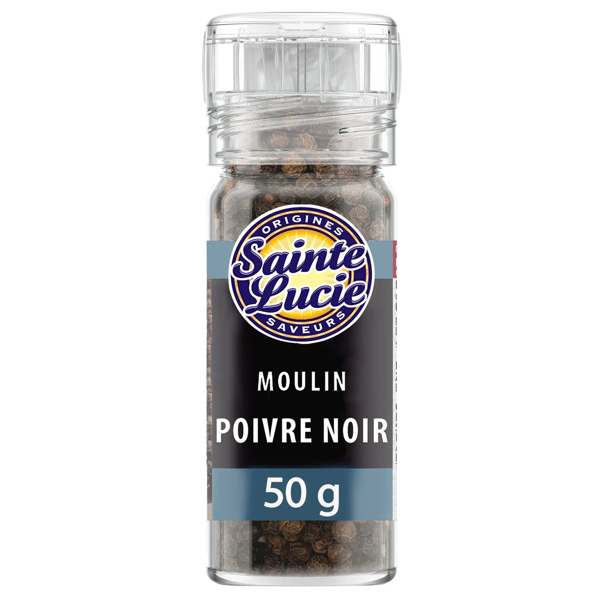 SAINTE LUCIE Poivre Noir en Grains Flacon 50 g