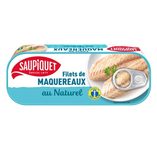 Filets de maquereaux au naturel SAUPIQUET