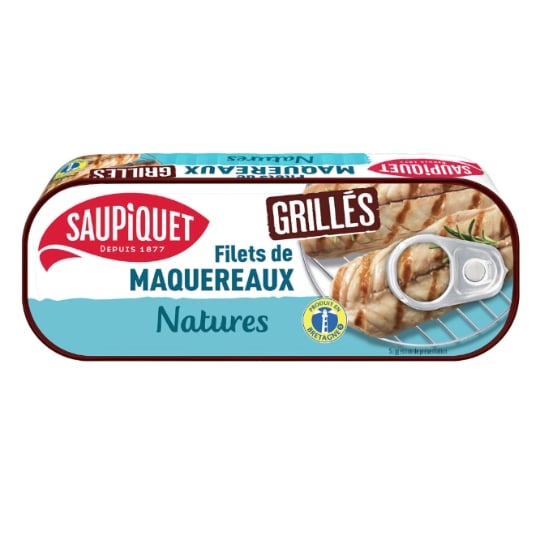 Filets de maquereaux grillés natures SAUPIQUET