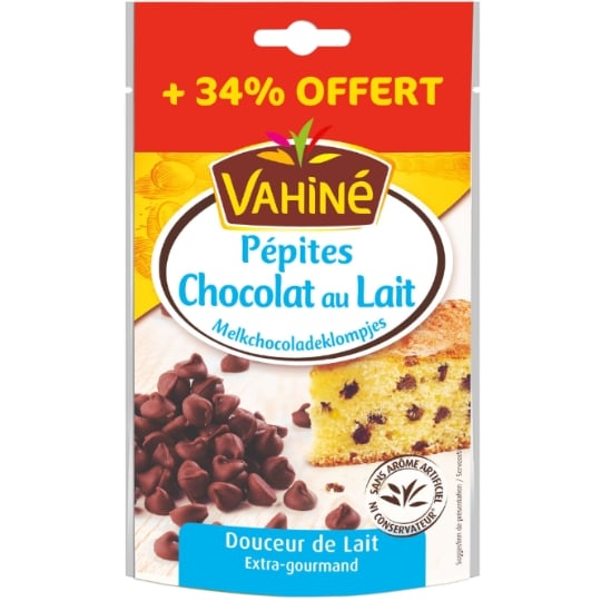 Pépites chocolat au lait VAHINE