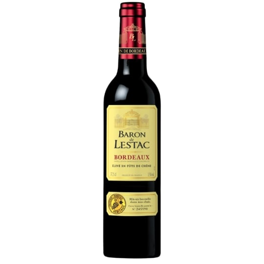 Vin Rouge Bordeaux Merlot AOC BARON DE LESTAC