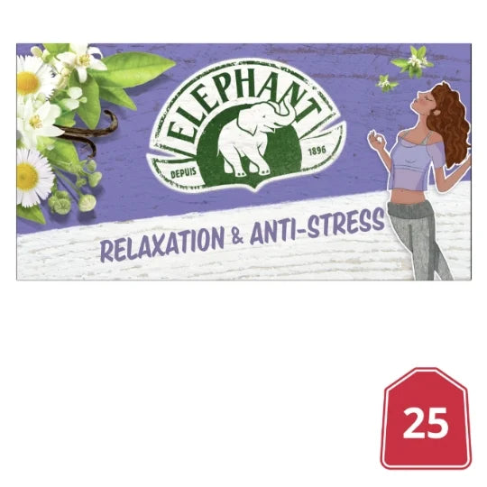 ÉLÉPHANT Infusion Relaxation & Anti-Stress 25 Sachets 39,3 g