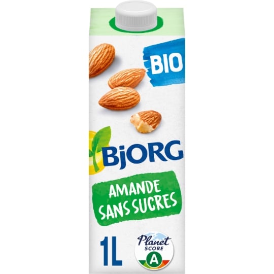 Boisson Végétale Lait d'amande sans sucres BJORG