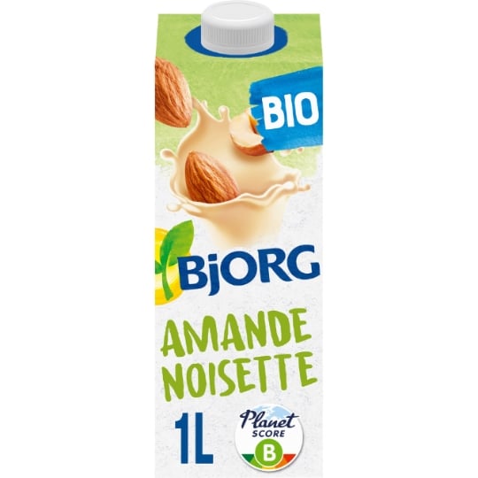 Boisson Végétale Lait d'amande noisettes BJORG