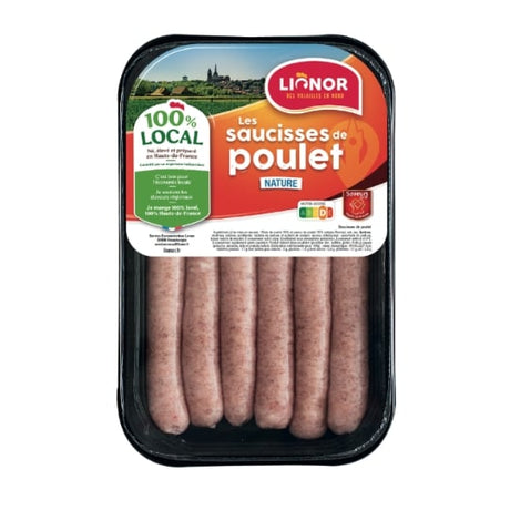 Saucisses filet de poulet LIONOR