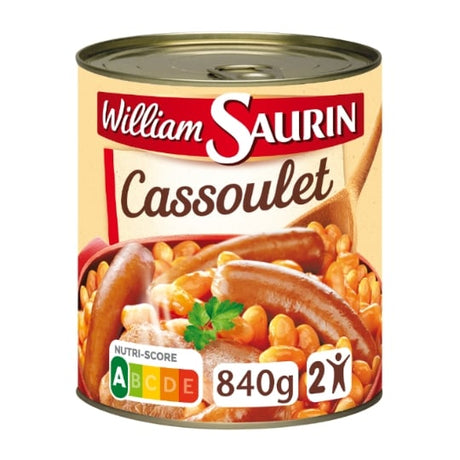 Plat cuisiné cassoulet mitonné WILLIAM SAURIN