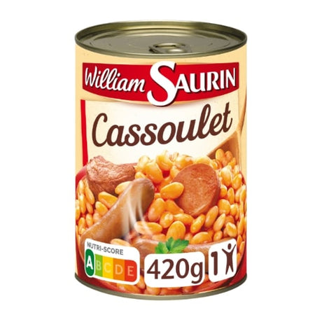 Plat cuisiné cassoulet mitonné WILLIAM SAURIN