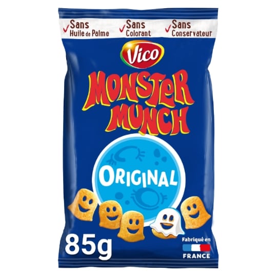 Biscuits apéritifs salés MONSTER MUNCH