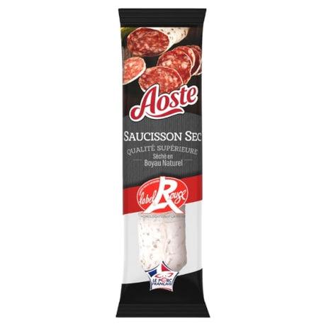 Saucisson sec label rouge AOSTE