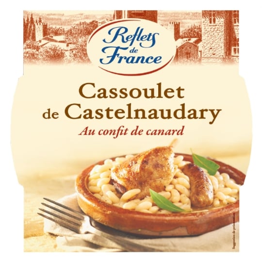 Plat cuisiné cassoulet de Castelnaudary REFLETS DE FRANCE