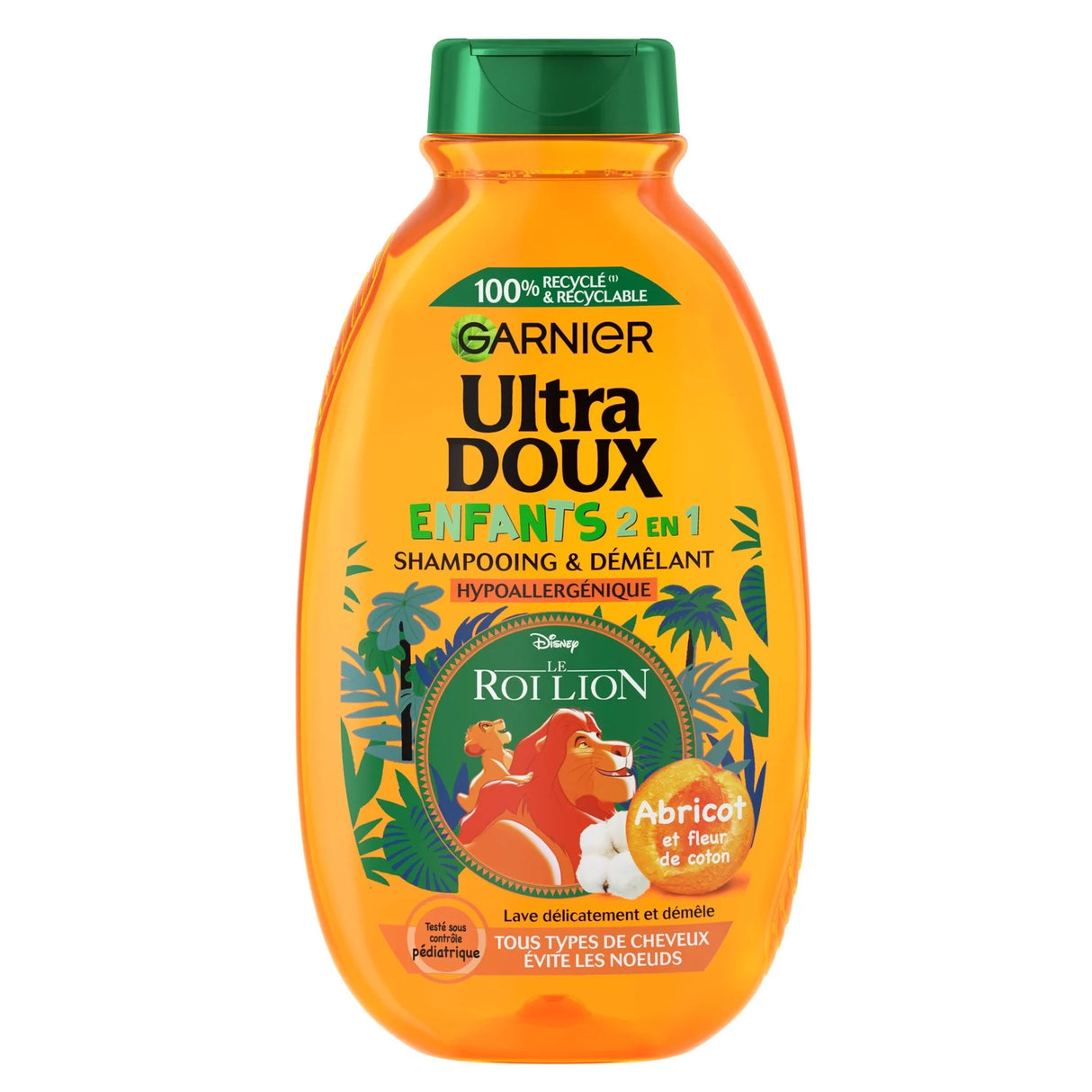 ULTRA DOUX Shampooing & Démêlant Disney Enfants Abricot 600 ml