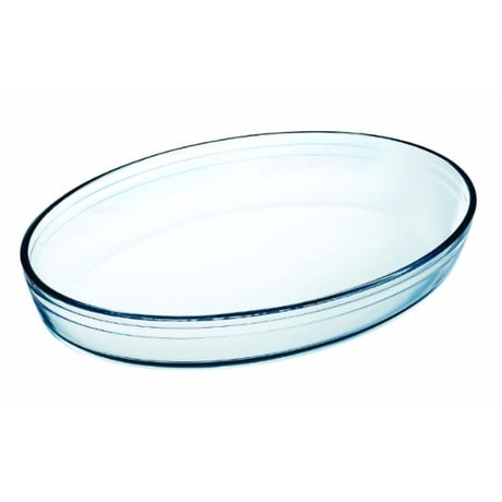 Plat à four en verre ovale 39x27 cm CARREFOUR HOME