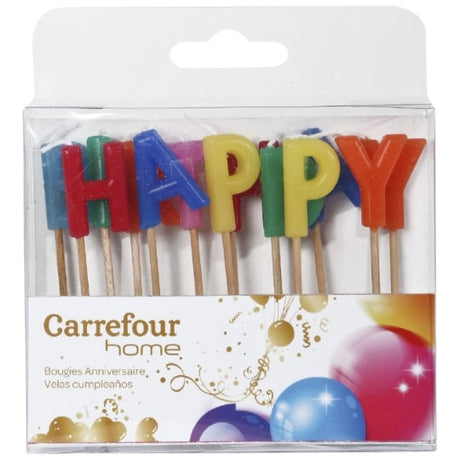 Bougie anniversaire Happy Birthday CARREFOUR HOME