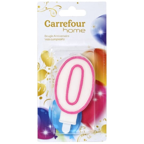 Bougie anniversaire n° 0 CARREFOUR HOME