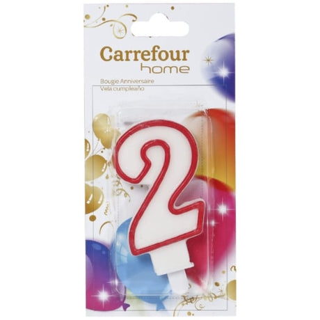 Bougie anniversaire n° 2 CARREFOUR HOME