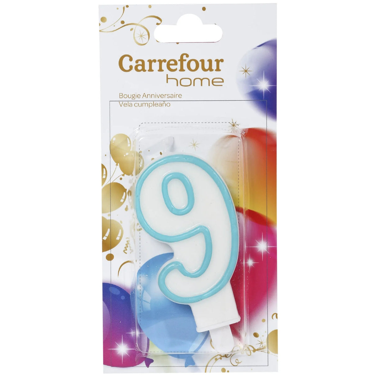 CARREFOUR Bougies d'Anniversaire N°9