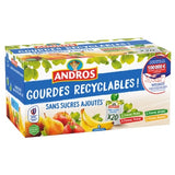 Compote pomme, poire, fraise & banane ANDROS