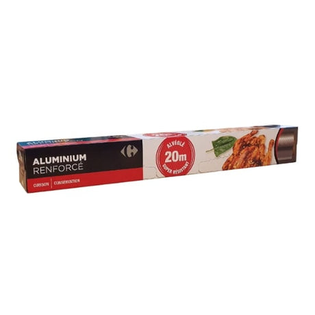 Papier aluminium renforcé 20m CARREFOUR