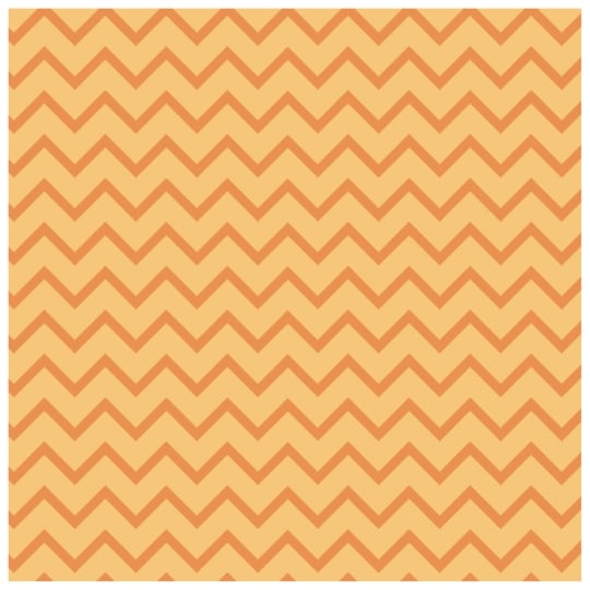 Serviette 33 x 33 cm chevron orange CARREFOUR HOME