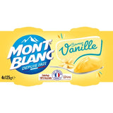 Crèmes dessert vanille MONT BLANC