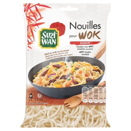 Nouilles précuites Ramen idéales pour wok SUZI WAN